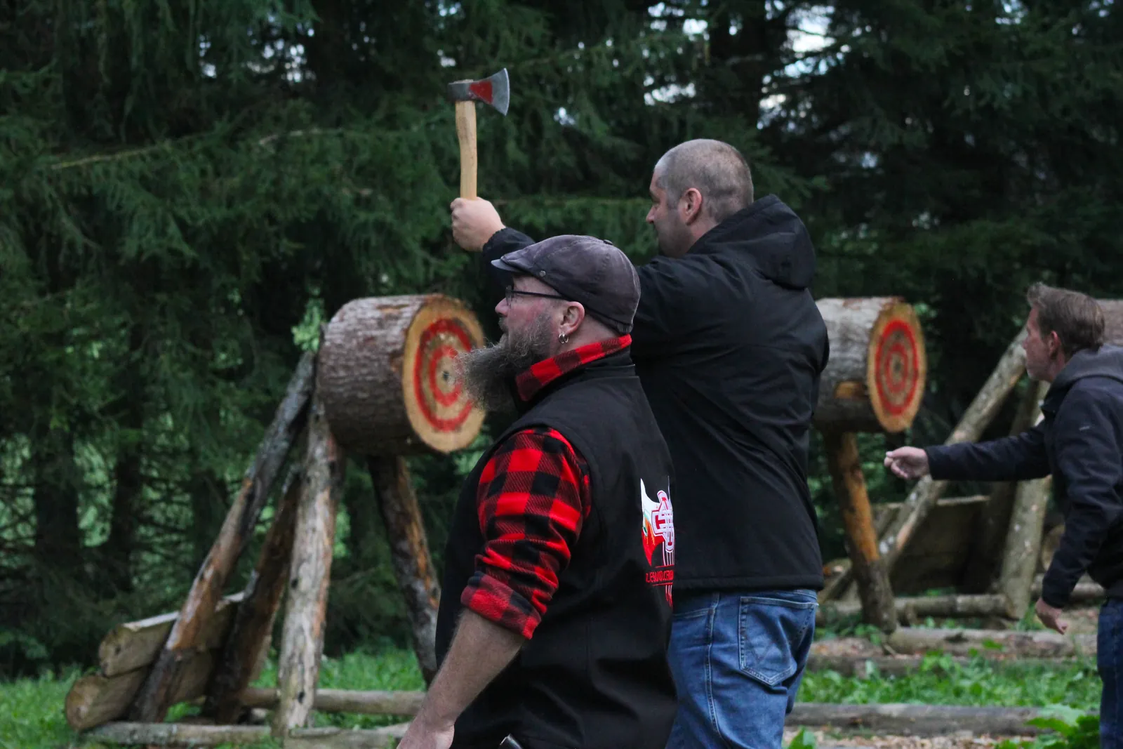 Lancer de hache en compétition